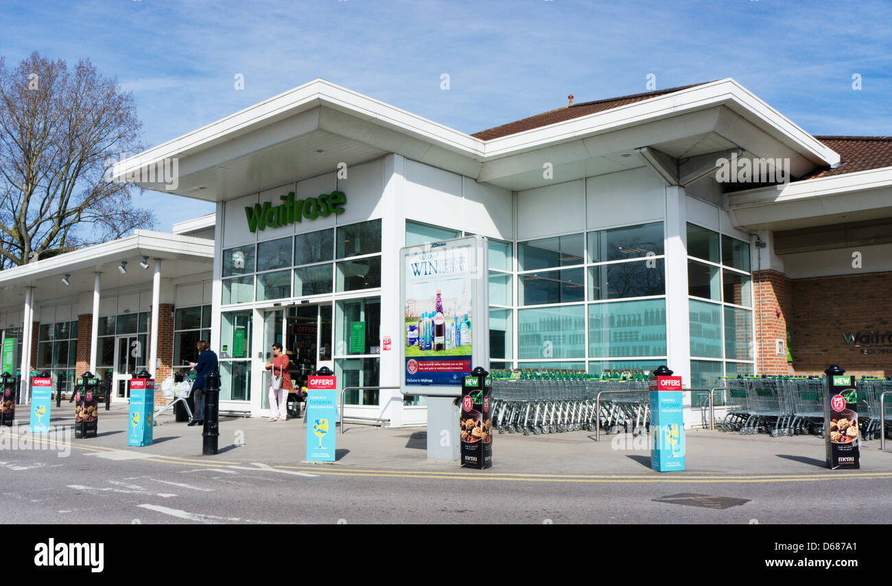 Waitrose Supermarket in Beckenham. Stock Photo