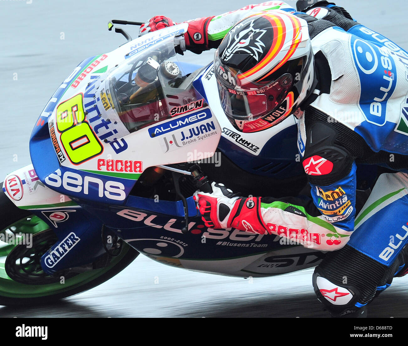 Spanish MotoGP driver Julian Simon of Team Blusens Avintia during the
