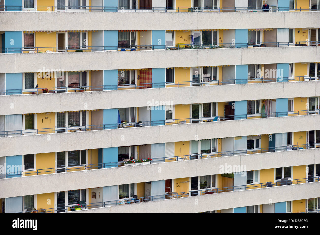 An apartment building near the zoo is pictured in Nuremberg, Germany
