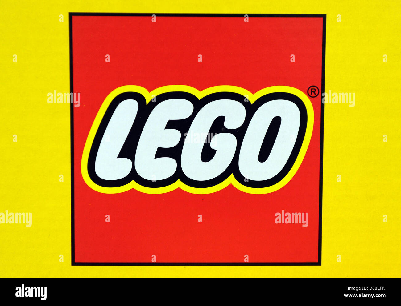 The logo of Danish toy manufacturer Lego is pictured in Berlin, Germany