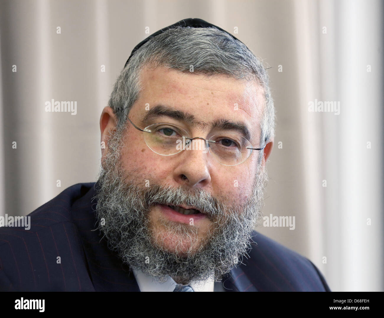 President of the Conference of European Rabbis, Pinchas Goldschmidt, speaks at the conference in