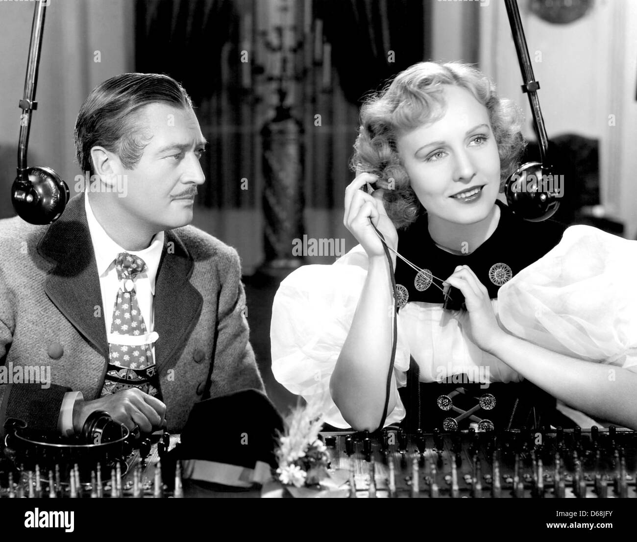 ESPIONAGE  1937 MGM film with Edmund Lowe and Madge Evans Stock Photo
