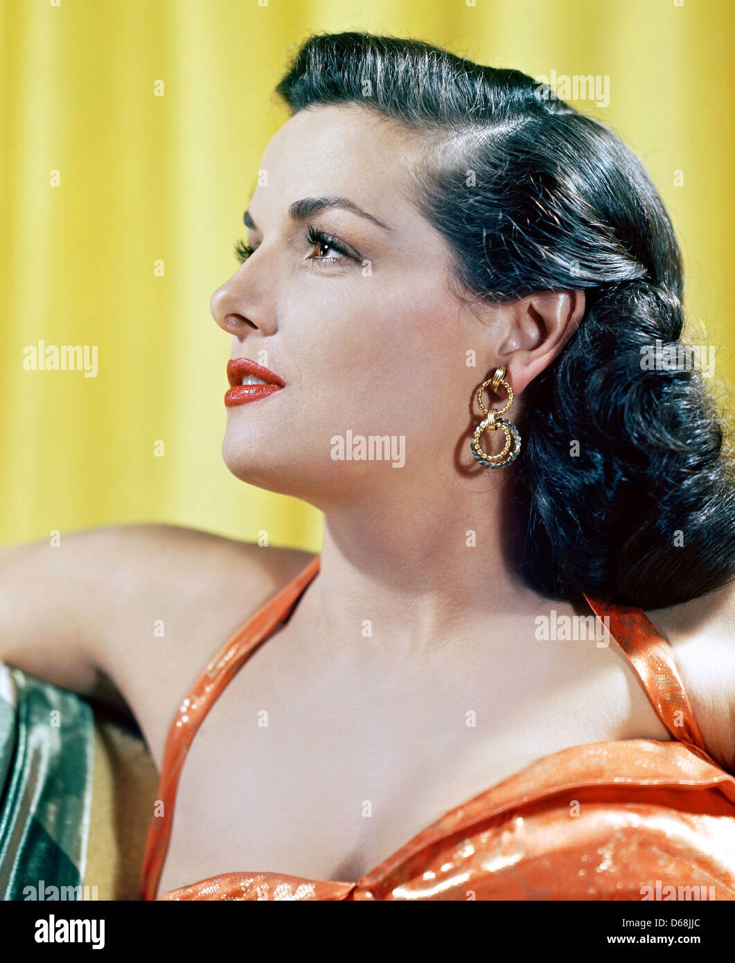 JANE RUSSELL (1921-2011) US film actress about 1944 Stock Photo