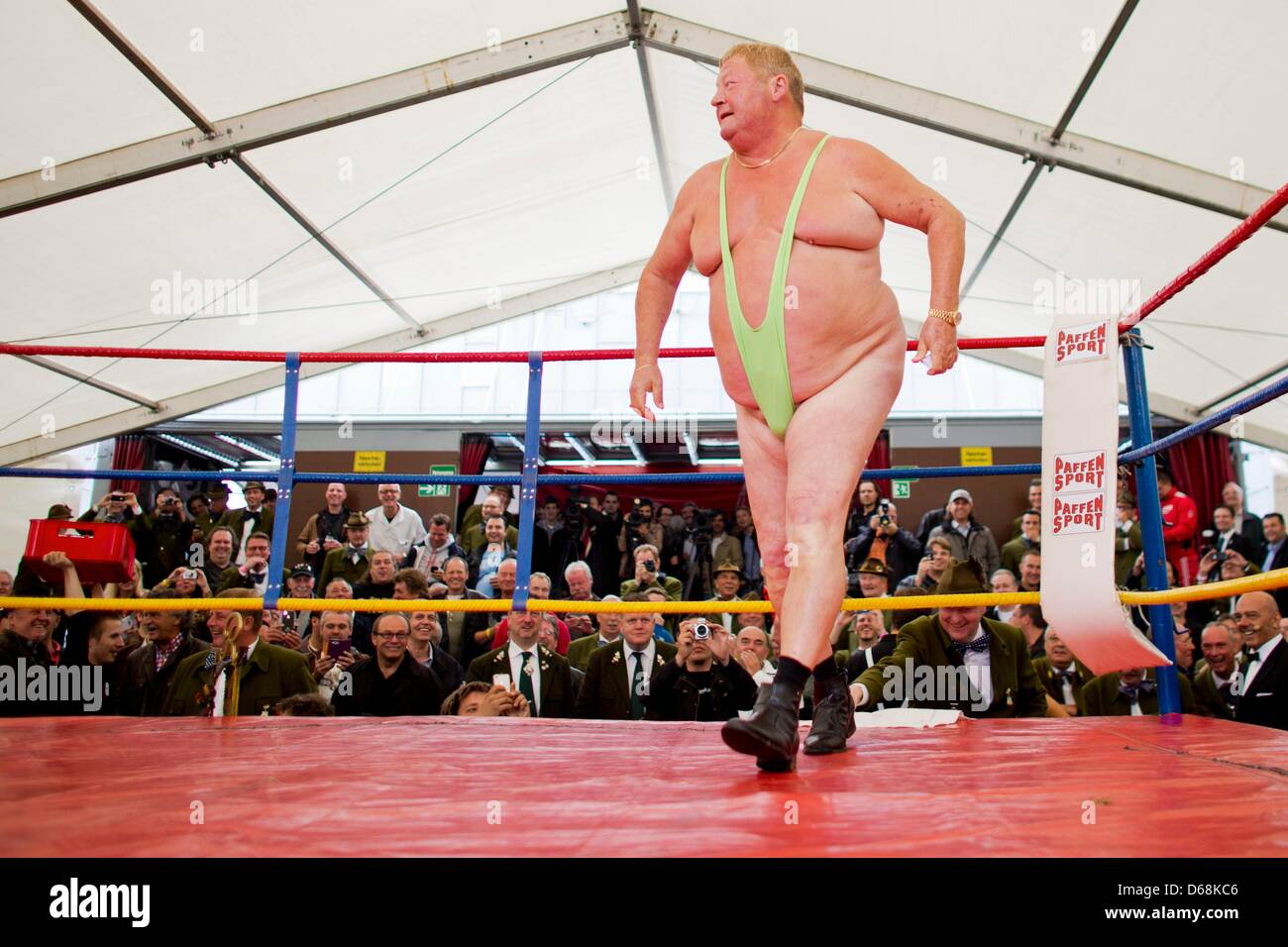 Boxing Rensellier A rifle association member stands in the boxing ring at the Largest ...