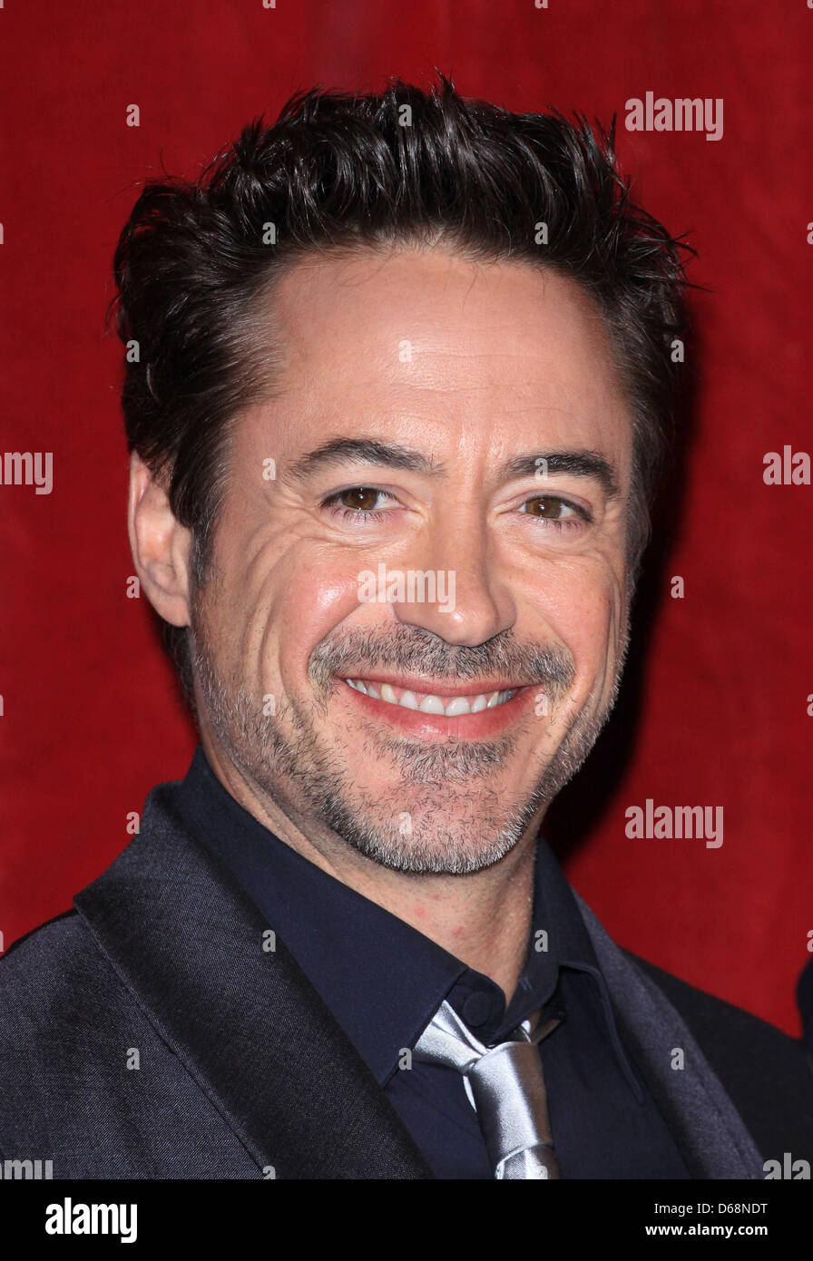 Robert Downey Jr 'Sherlock Holmes: A Game of Shadow' premiere - Arrivals London, England - 08.12.11 Stock Photo