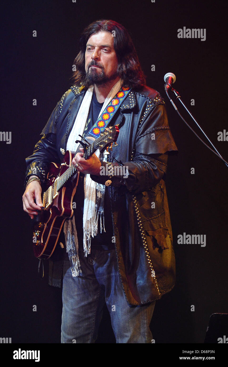 British musician, producer and guitarist Alan Parsons performs on stage during The Alan Parsons Live Project tour 2012 at Circus Krone in Munich, Germany, 19 July 2012. Photo: Revierfoto Stock Photo