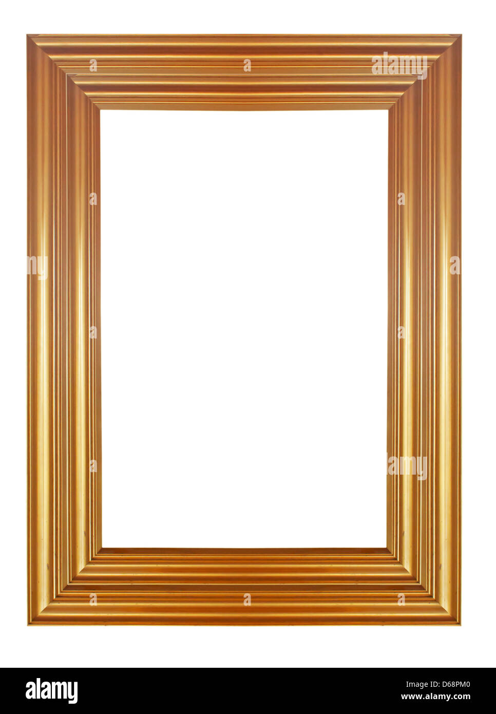 golden picture frame landscape Stock Photo - Alamy