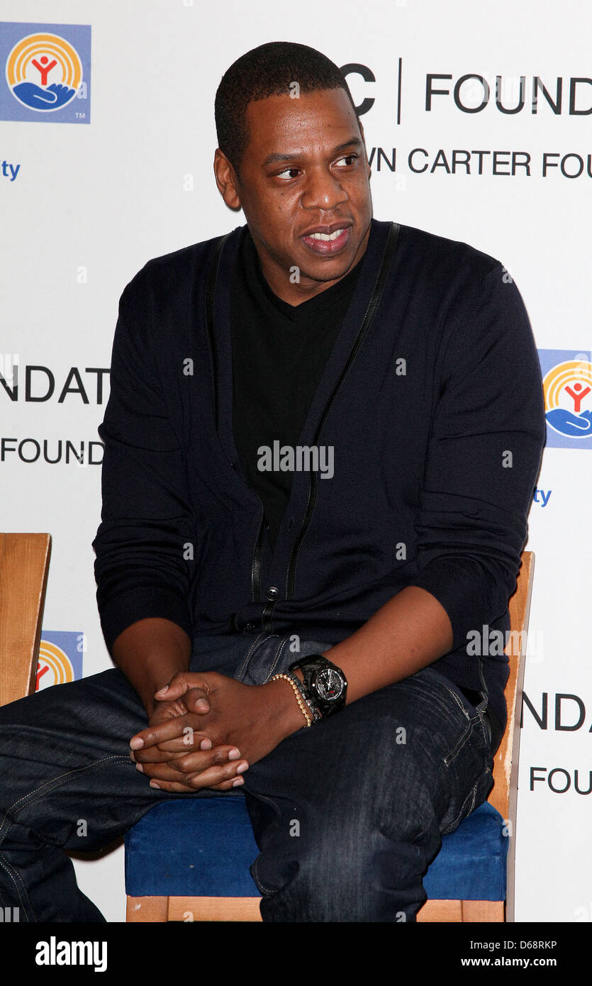 Shawn Carter aka JayZ United Way Of New York & Shawn Carter Scholarship Foundation press