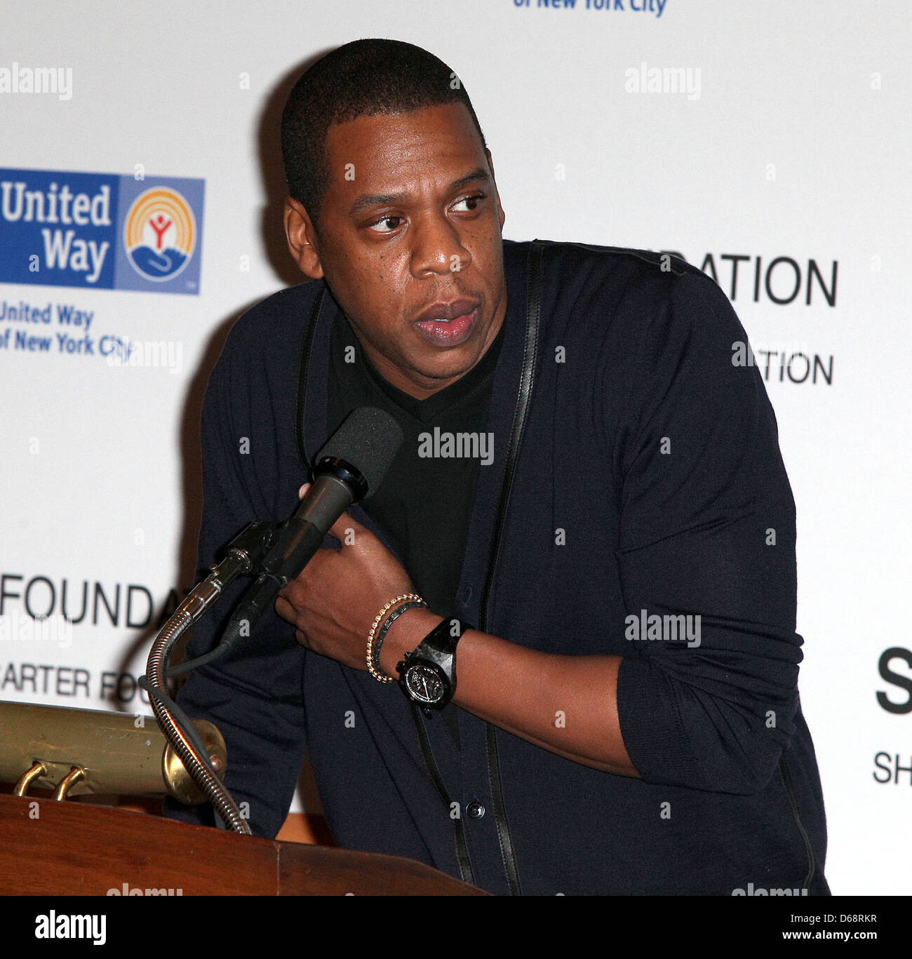 Shawn Carter aka JayZ United Way Of New York & Shawn Carter Scholarship Foundation press