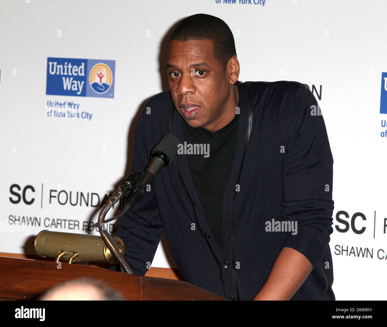 Shawn Carter aka JayZ United Way Of New York & Shawn Carter