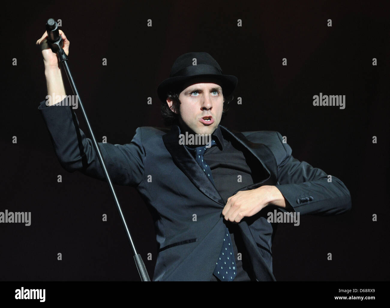 Singer Paul Smith of music group Maximo Park performs at the open air  festival 'Das Fest' at Guenther Klotz compley in Karlsruhe, Germany, 20  July 2012. Numerous musicians will perform on several
