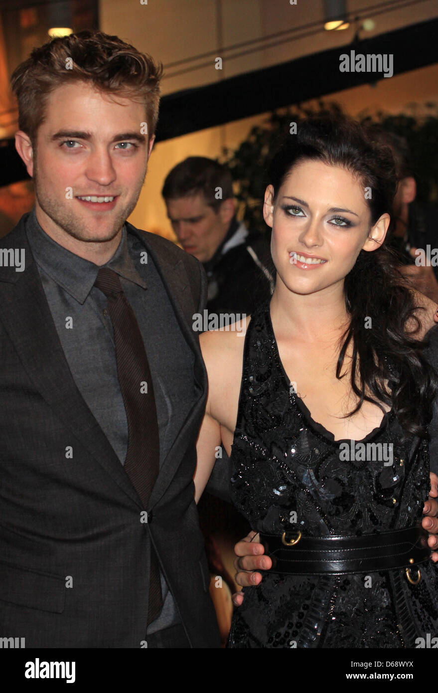 Robert Pattinson and Kristen Stewart The Twilight Saga: Breaking Dawn: Part  film premiere held at WestfieldArrivals Stock Photo