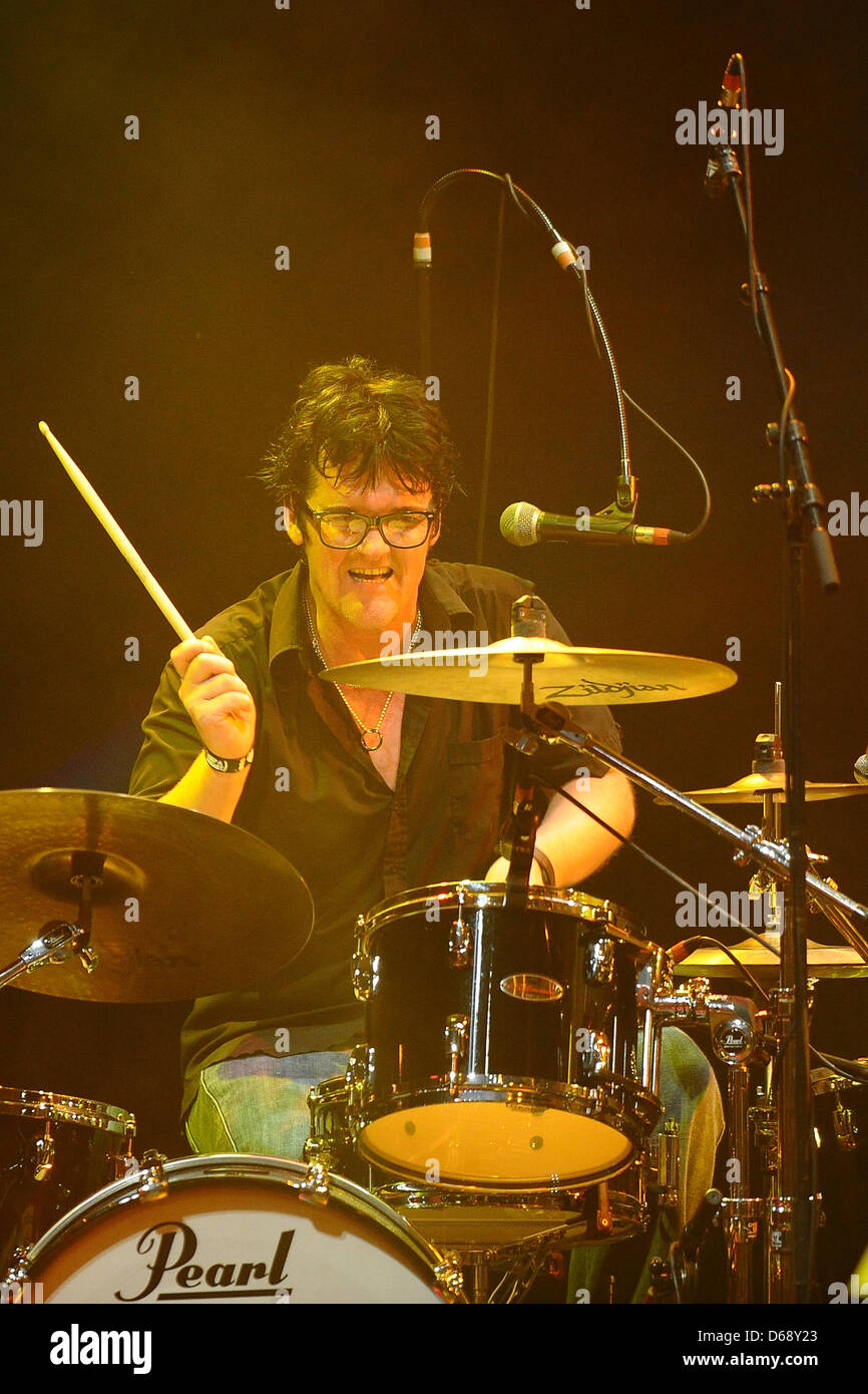 Drummer Danny Thompson performs during a The Alan Parsons Live Project concert at Colosseum Theater in Essen, Germany, 20 July 2012. Photo: Revierfoto Stock Photo