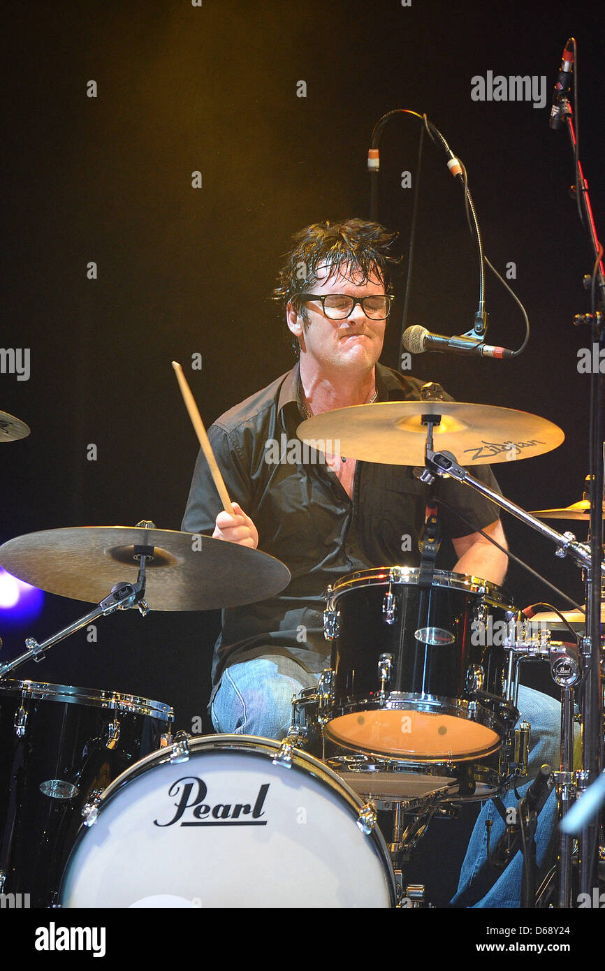 Drummer Danny Thompson performs during a The Alan Parsons Live Project concert at Colosseum Theater in Essen, Germany, 20 July 2012. Photo: Revierfoto Stock Photo