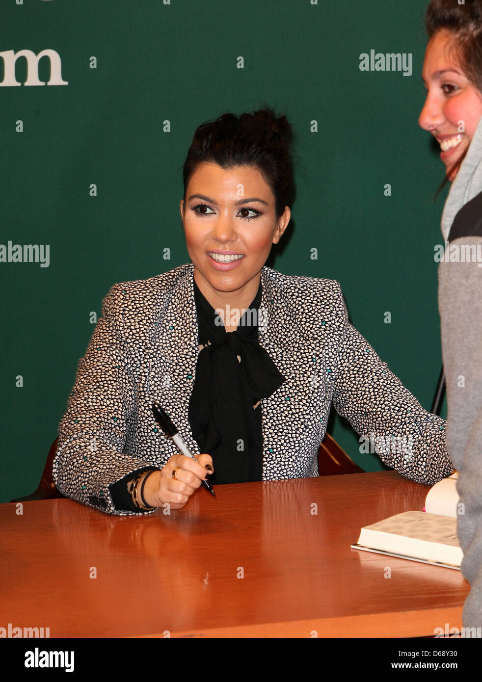Kourtney Kardashian signs copies of her new book 'Dollhouse' at Barnes & ble 5th Avenue New York