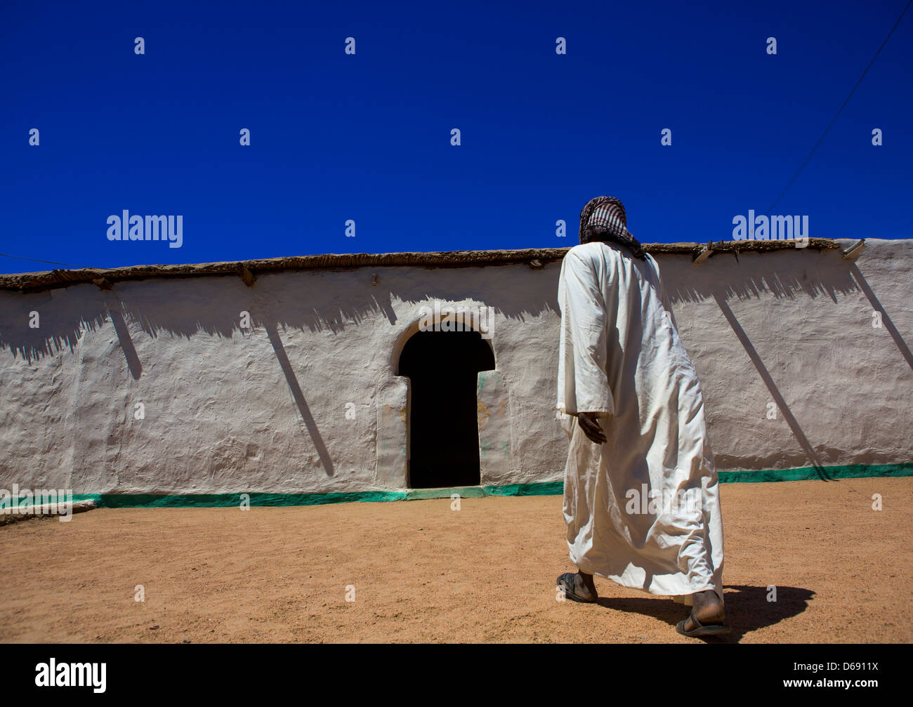 Traditional Nubian Architecture, Gunfal, Sudan Stock Photo