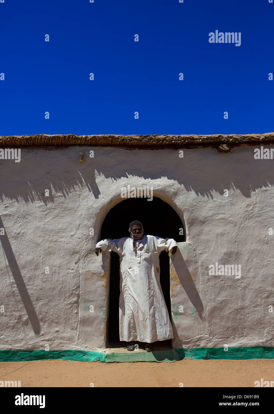 Traditional Nubian Architecture, Gunfal, Sudan Stock Photo