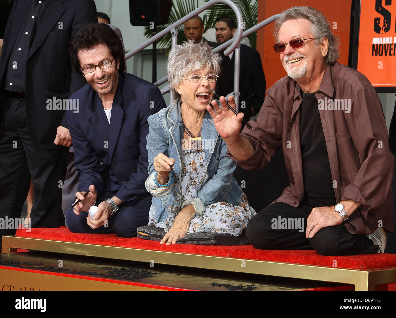 Chakiris, Rita Moreno, Russ Tamblyn Hand and footprint ceremony