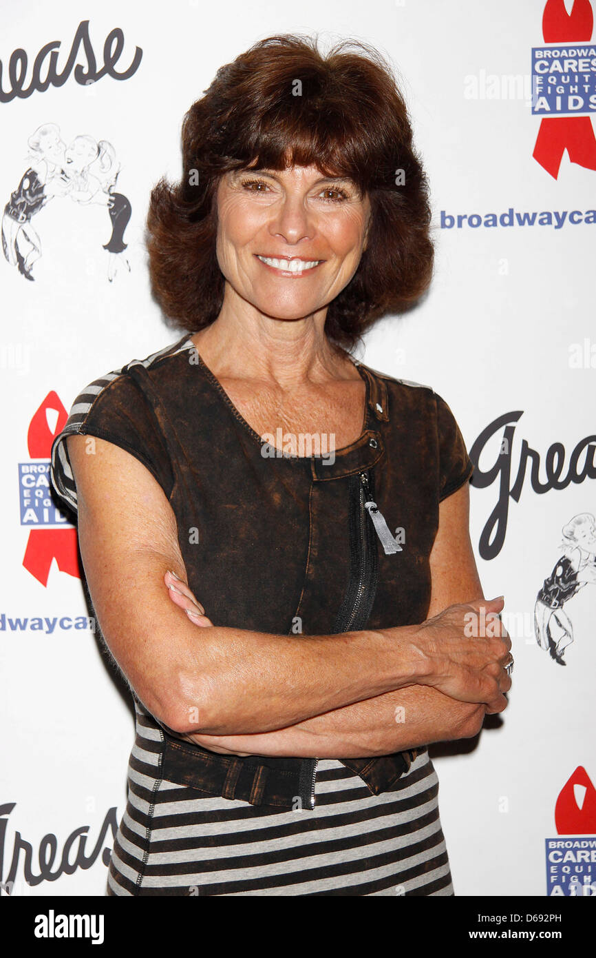 Adrienne Barbeau Meet and greet with the Original Broadway Cast of 'Grease' prior to their appearance at the Broadway Cares Stock Photo