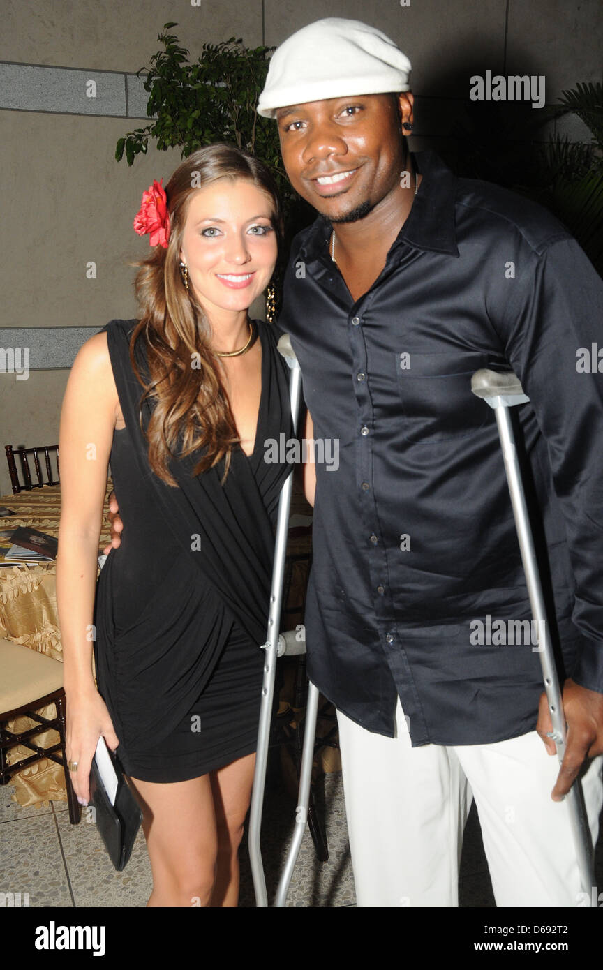 Kristen Campbell and Ryan Howard The Jimmy Rollins Foundation presents 'Havana Nights' at Constitution Center Philadelphia, Stock Photo