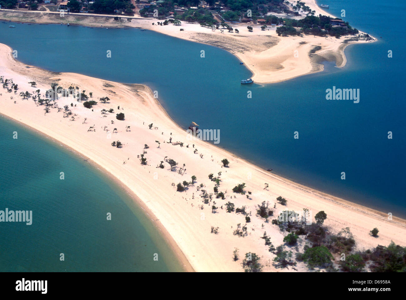Tapajos river beaches and tourism at Alter do Chao, a beach resort of