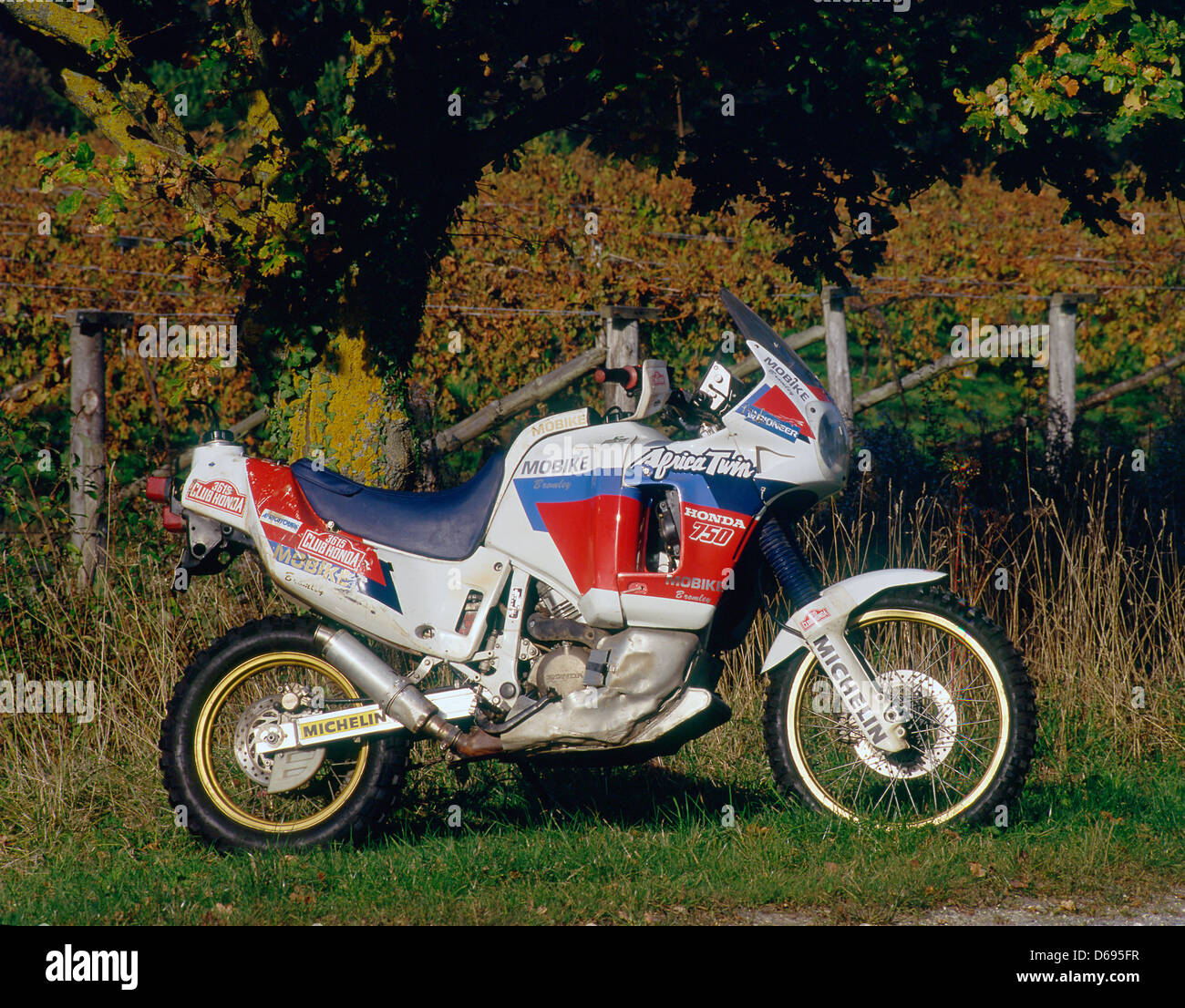 1991 Honda 750 Africa Twin Stock Photo