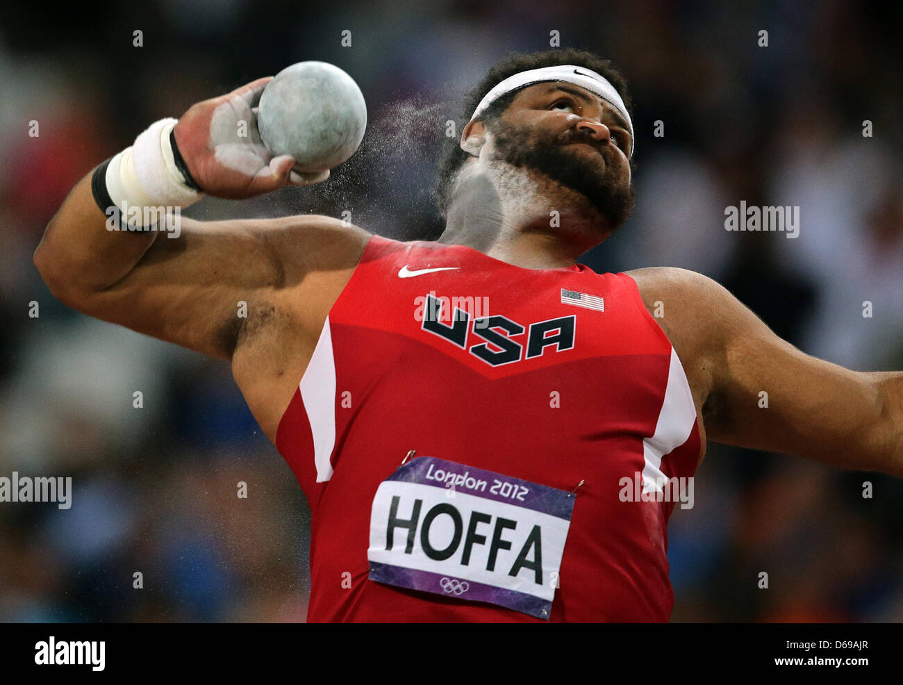 Reese Hoffa Of The Usa Competes During The Men S Shot Put Final For The London 2012 Olympic Games Athletics Track And Field Events At The Olympic Stadium London Great Britain 03 August