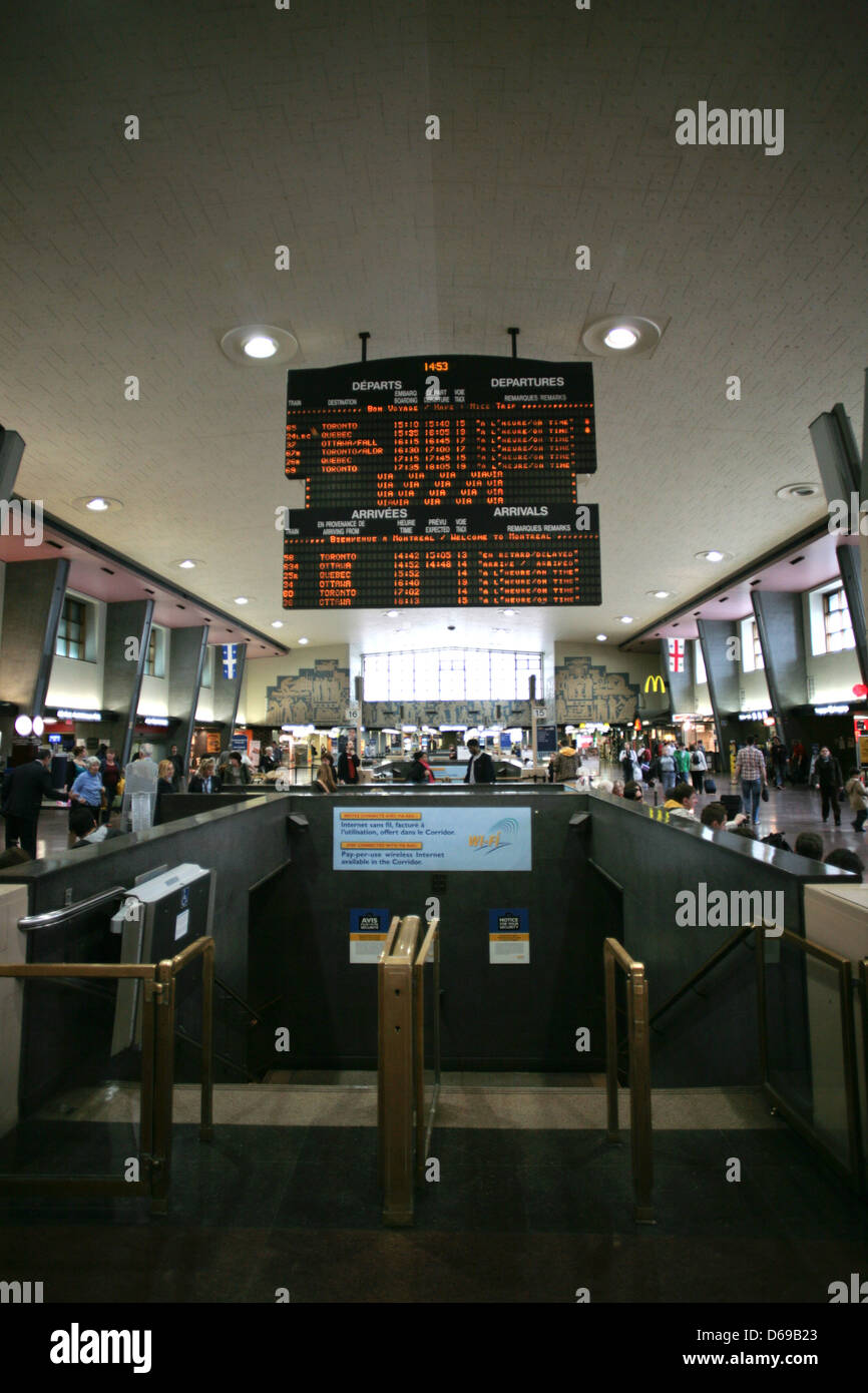 Montreal central station hi res stock photography and images Alamy