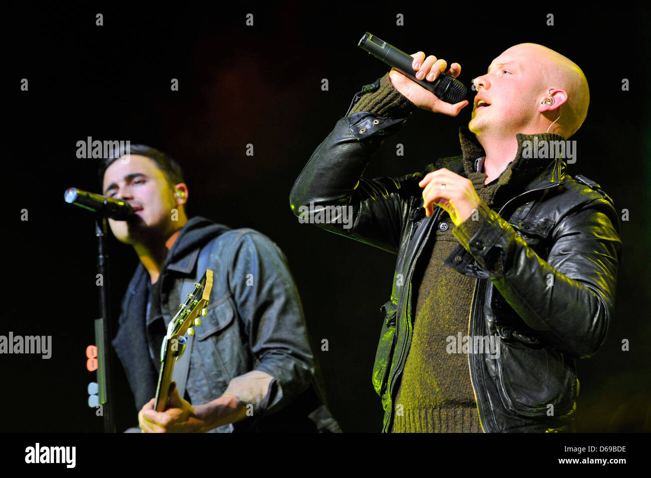 The Fray performs live in concert at the Chicago Theatre in Chicago ...