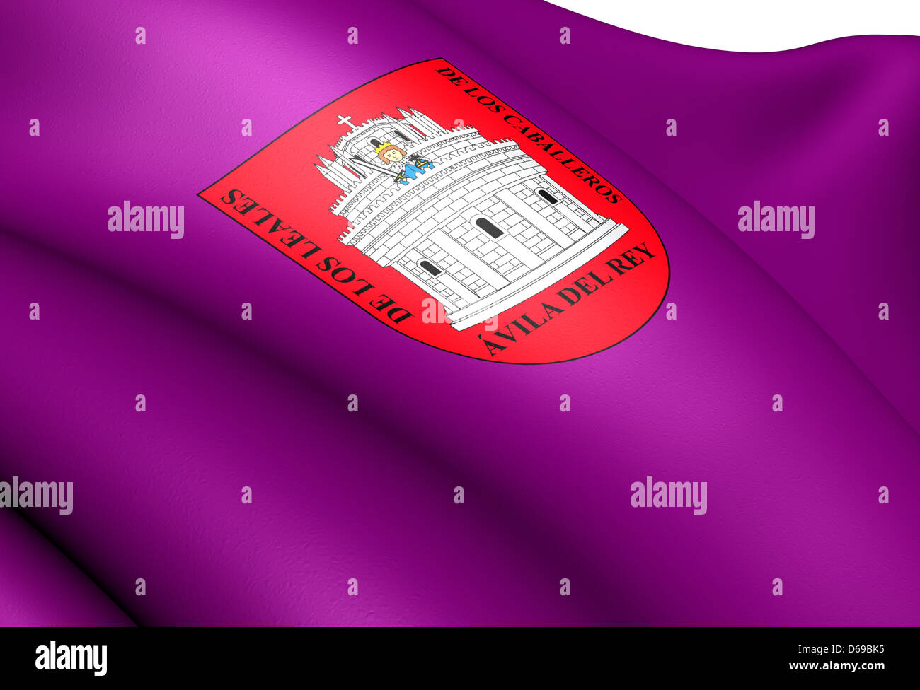 Flag of Avila city Stock Photo Alamy