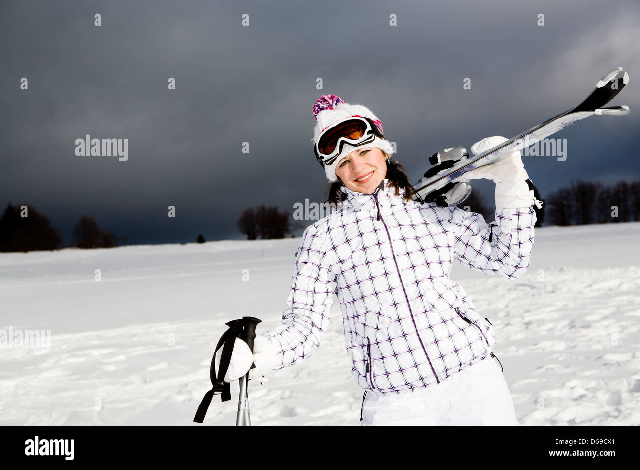 ski alpin Stock Photo