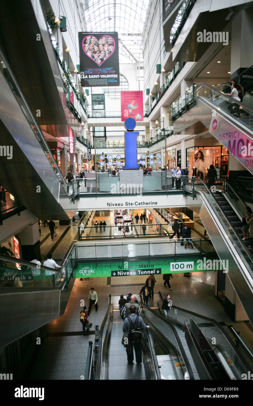The Montreal Eaton Centre in Quebec. The Canadian Press Images/Lee Brown Stock Photo