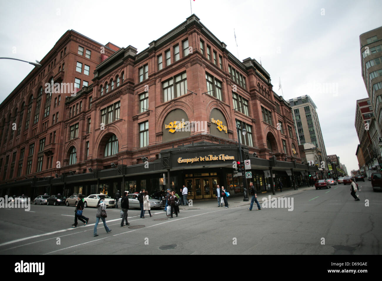 The Bay department store in Montreal, Quebec Stock Photo Alamy