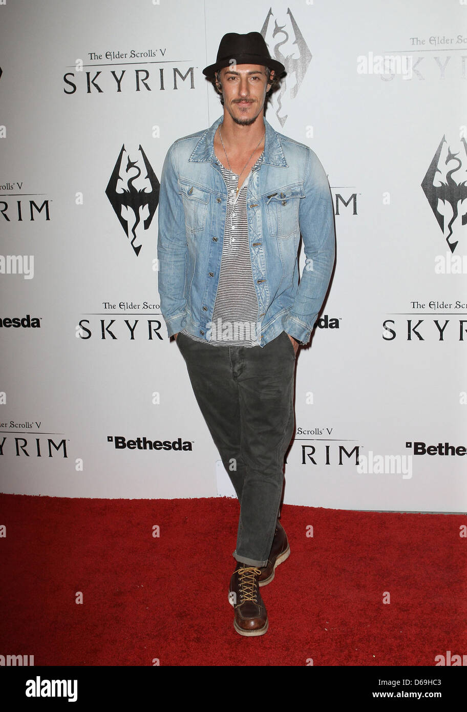 Eric Balfour The Elder Scrolls V: Skyrim Official Launch Party held at Belasco Theatre Los Angeles, California - 08.11.11 Stock Photo