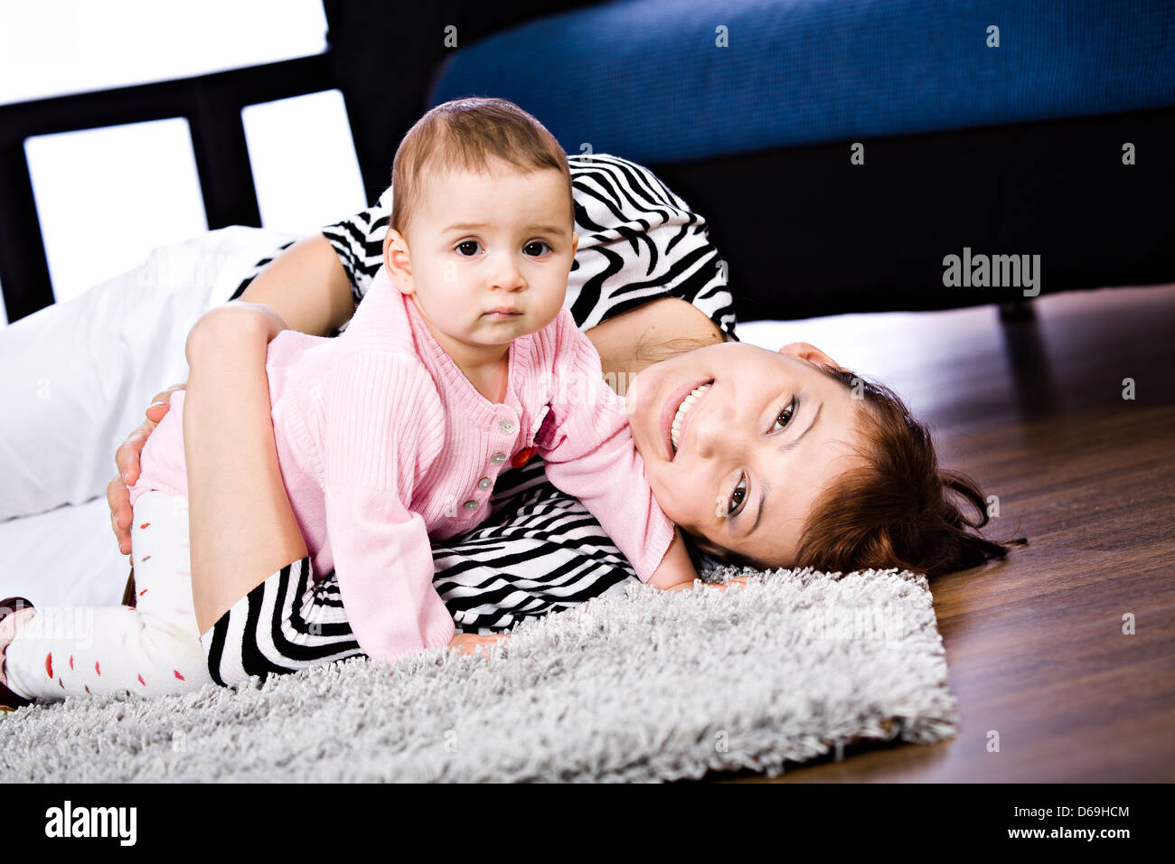 mother and daughter portrait Stock Photo
