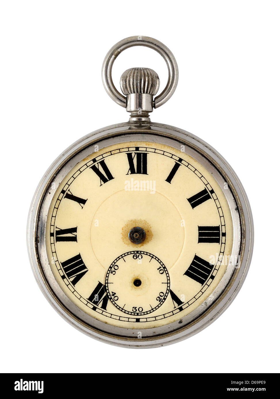 Vintage watch isolated on white background Stock Photo - Alamy