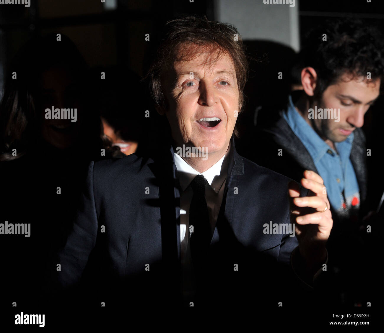 Sir Paul McCartney Stella McCartney store Christmas Lighting London, England - 29.11.11 Stock Photo
