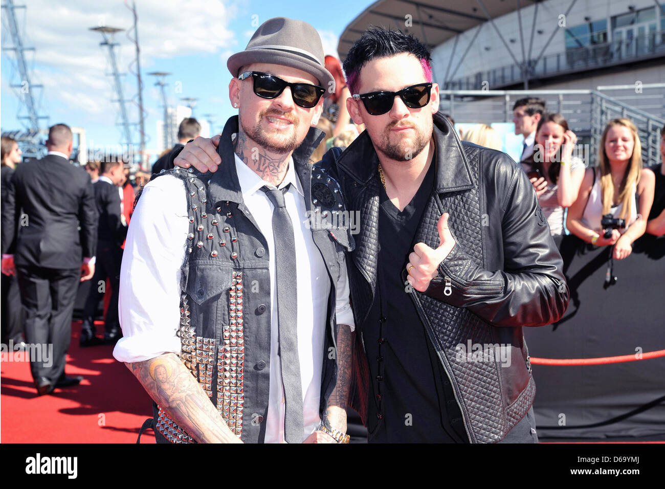 Benji Madden and Joel Madden The 2011 ARIA awards at Allphones Arena
