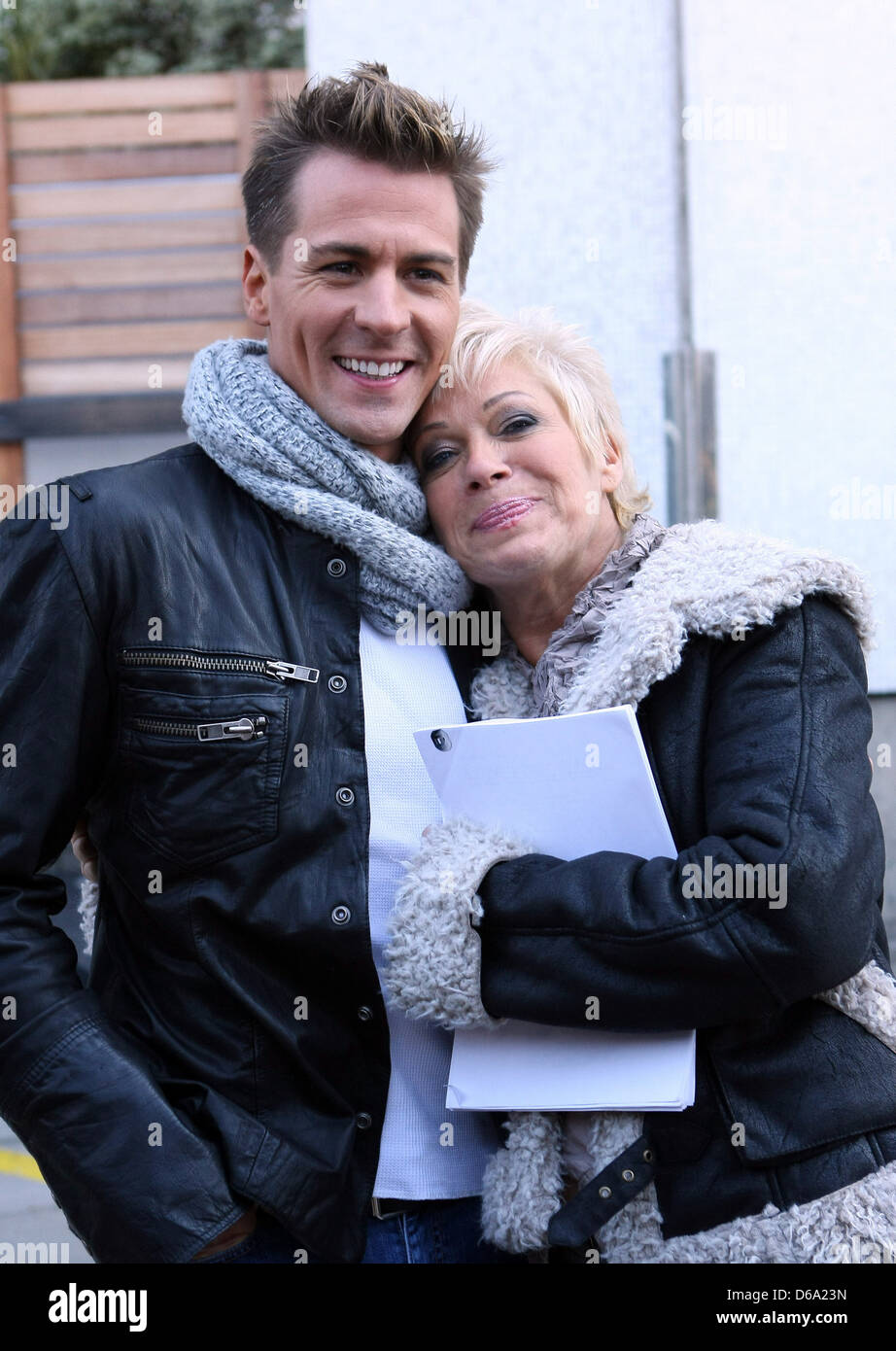 Denise Welch outside the ITV studios London, England - 07.03.11 Stock