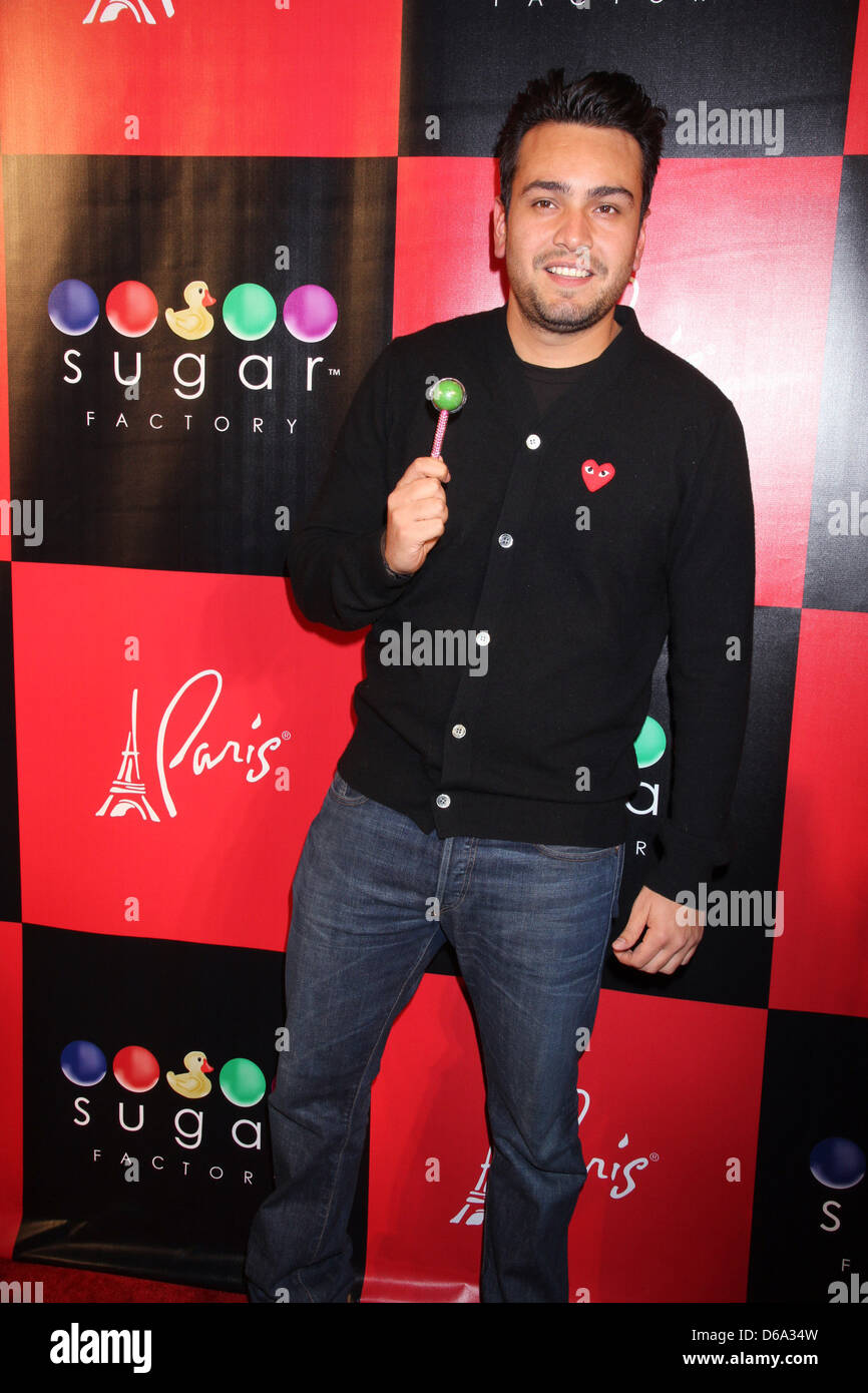Frankie Delgado Grand Opening of The Sugar Factory American Brasserie at Paris Hotel and Casino