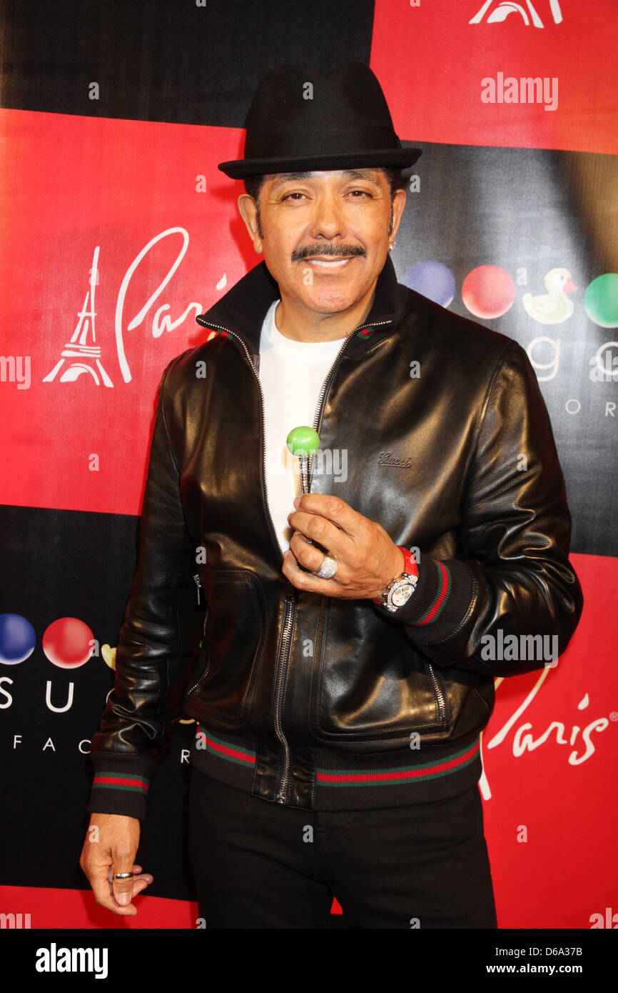 J.D Nicholas (The Commodores) Grand Opening of The Sugar Factory American Brasserie at Paris Hotel and Casi Las Vegas, Nevada Stock Photo
