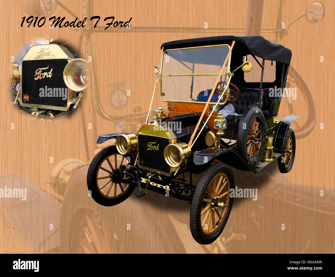 1910 Model T Ford Stock Photo