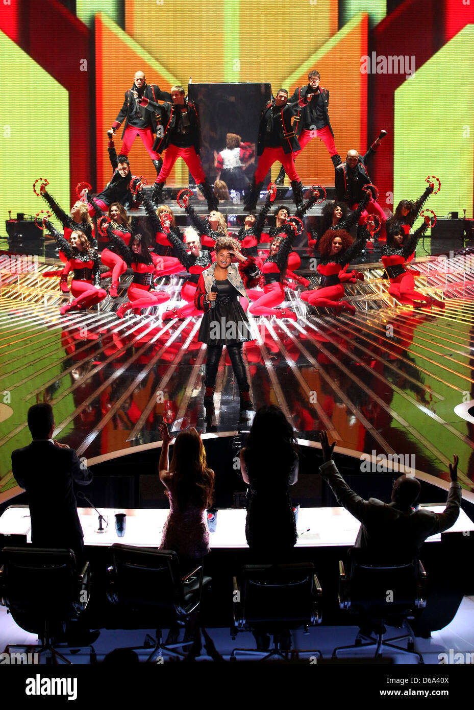 Rachel Crow 'The X Factor USA' top 10 live performance show Los Angeles, California Stock Photo