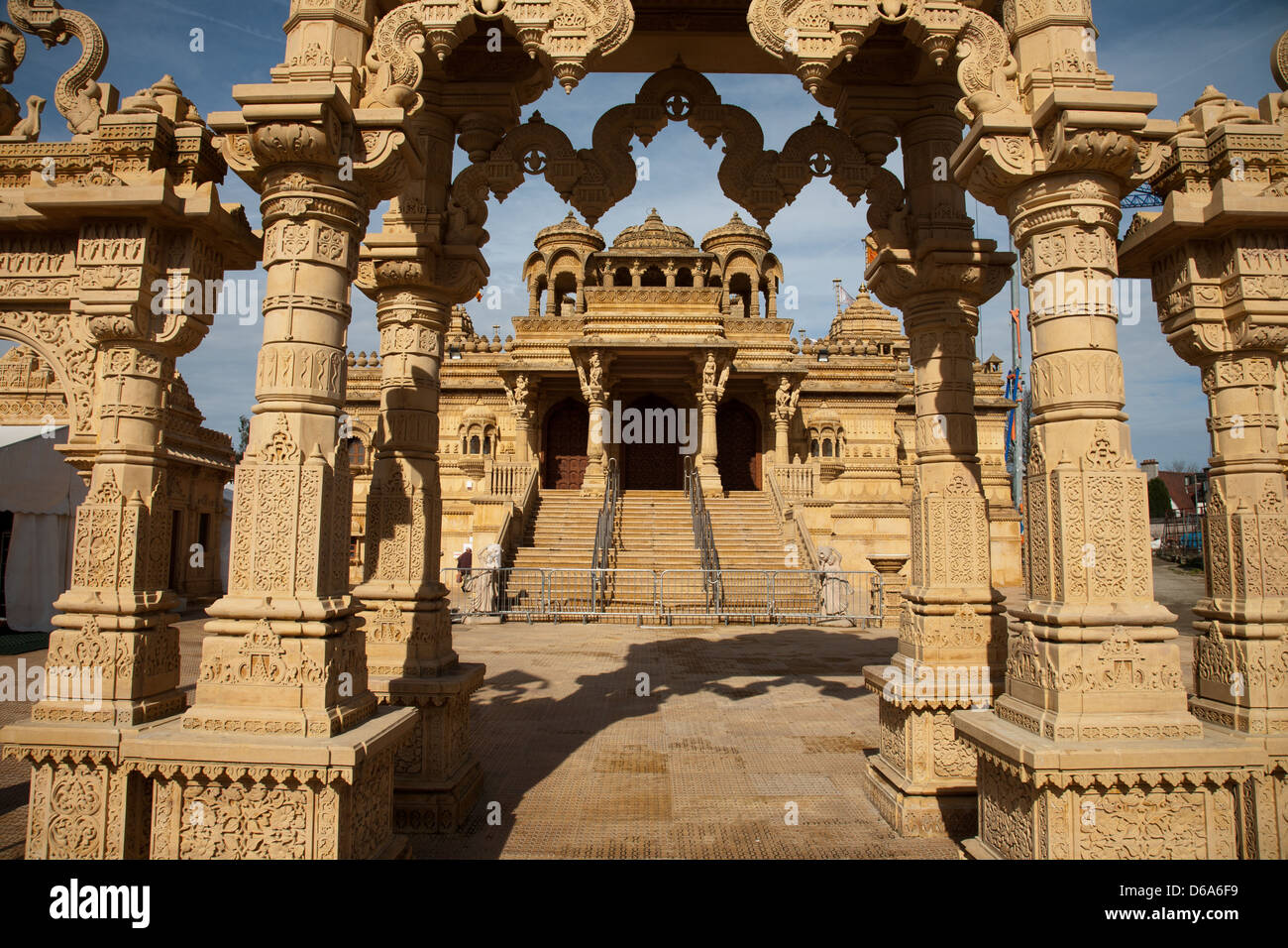 Shree Sanatan Hindu Mandir Hindu Temple Wembley Stock Photo