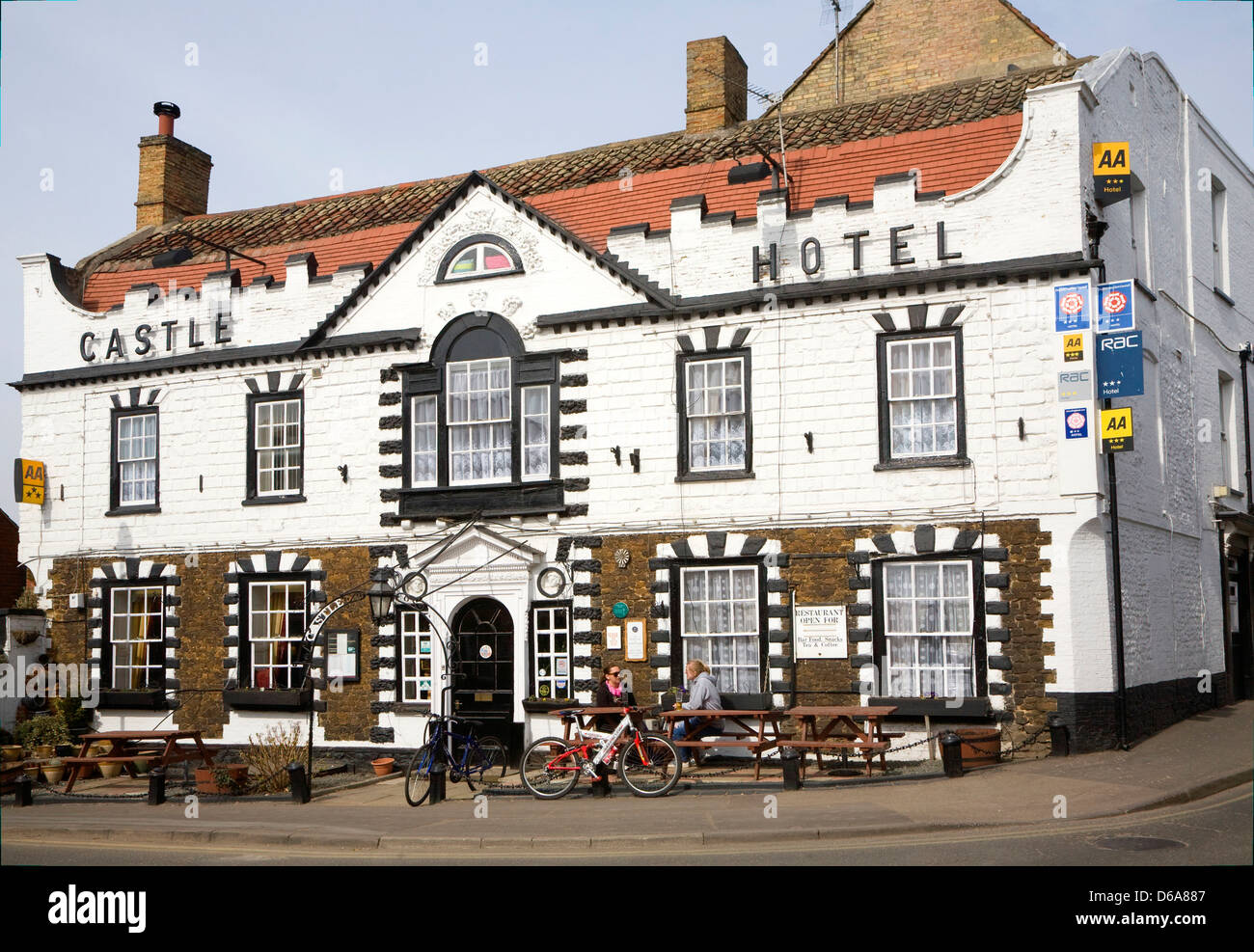 Historic Castle Hotel Downham Market, Norfolk, England Stock Photo Alamy