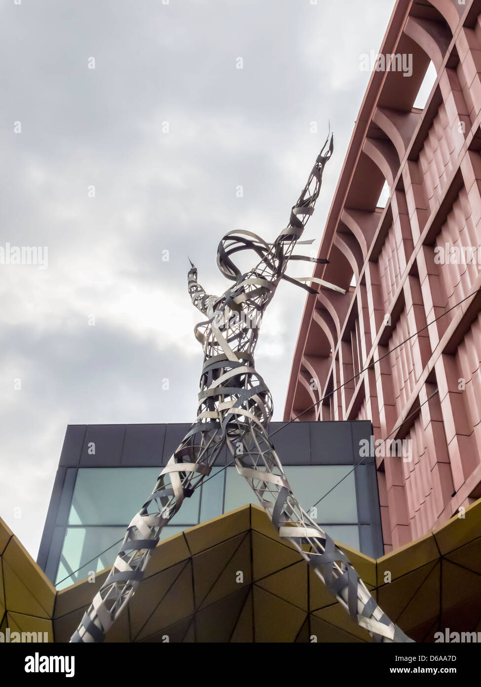 The statue 'Alexa' by sculptor Mirko SiakkouFiodin outside the Alexa shopping centre