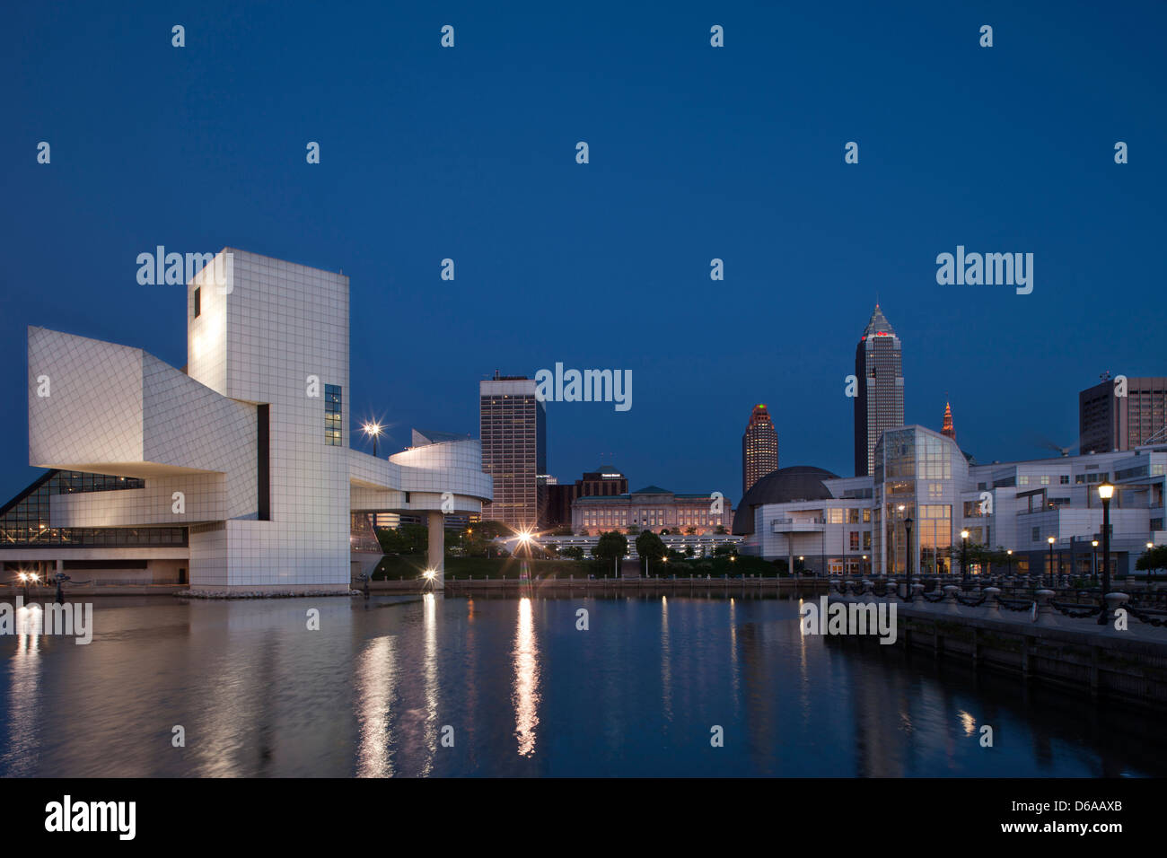 ROCK AND ROLL HALL OF FAME (©I M PEI 1995) GREAT LAKES SCIENCE CENTER ...
