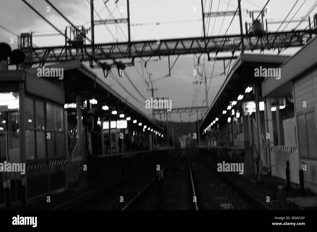 Japanese mountain scenery Black and White Stock Photos & Images - Alamy