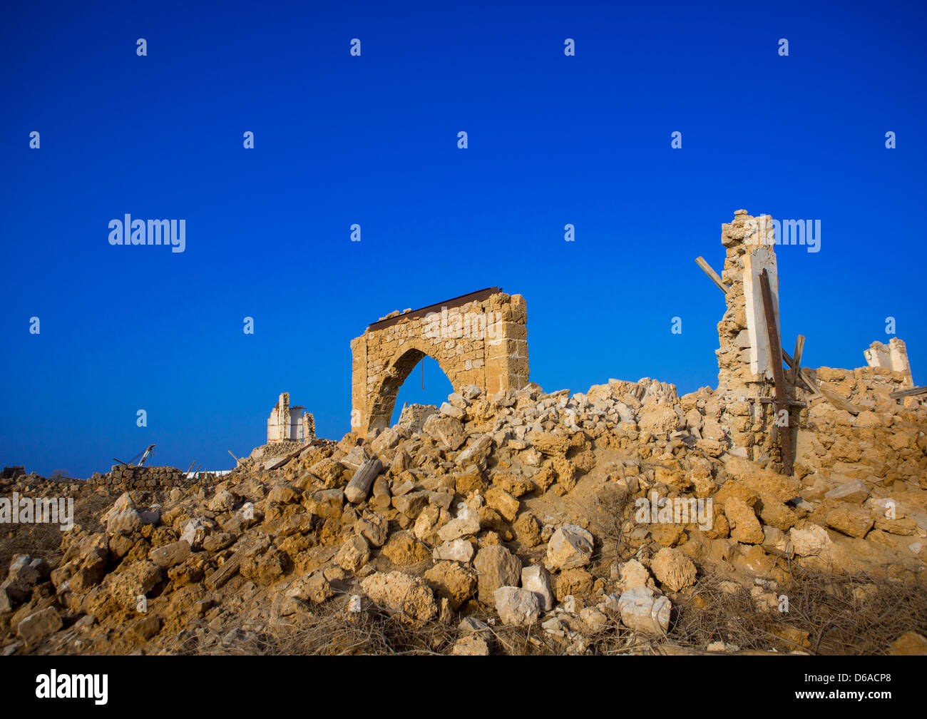Ruined ottoman coral buildings suakin sudan stock photo alamy