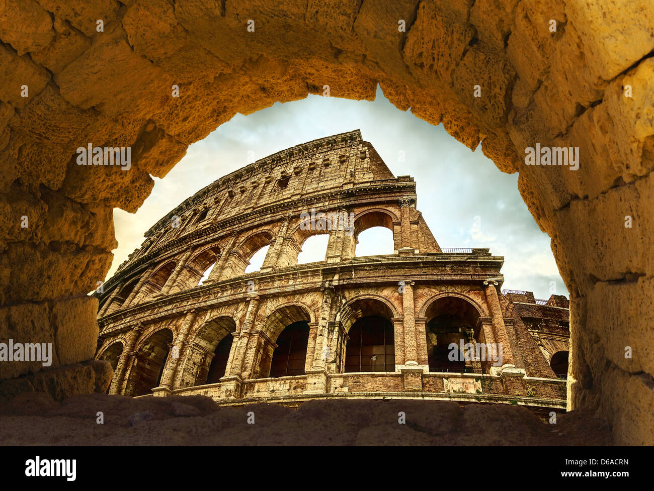 Colosseum in Rome, Italy Stock Photo